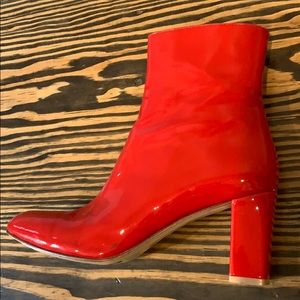 Maryam Nassir Zadeh Red Agnes Boots